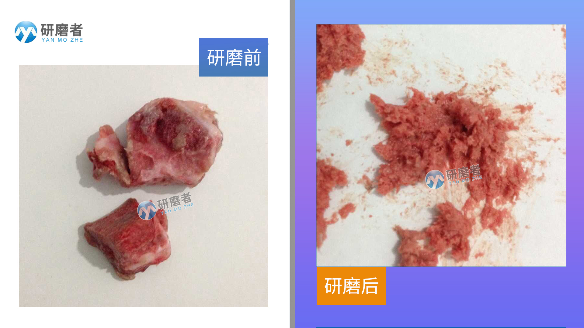 冷凍研磨儀樣品研磨效果圖